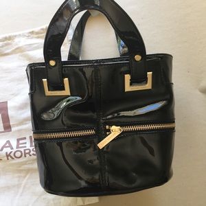 Michael Kors Patent Leather Tote Black
